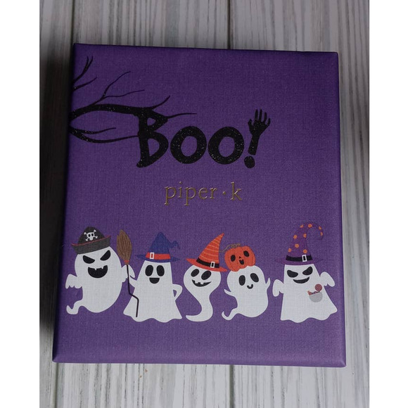 Piper K " Creep It Real" Glass Stone Bling Spider Earrings 2" Long - Picture 4 of 4